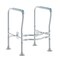 Emma and Oliver Ramsey Toilet Safety Rail for the Elderly with Height Adjustable Steel Frame, Padded Handles and Suction Cup Feet
